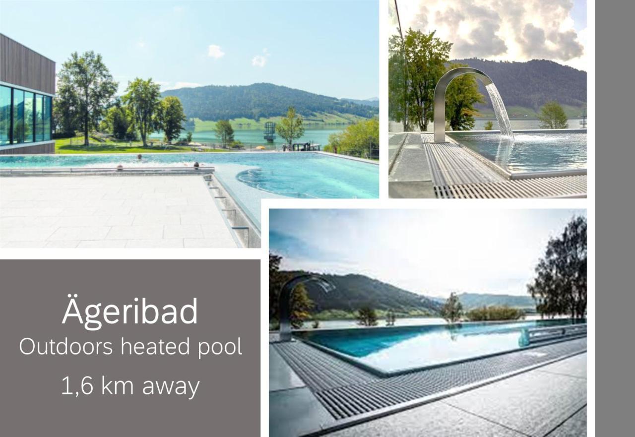 Cozy & Warm Apartment In Oberaegeri Luaran gambar
